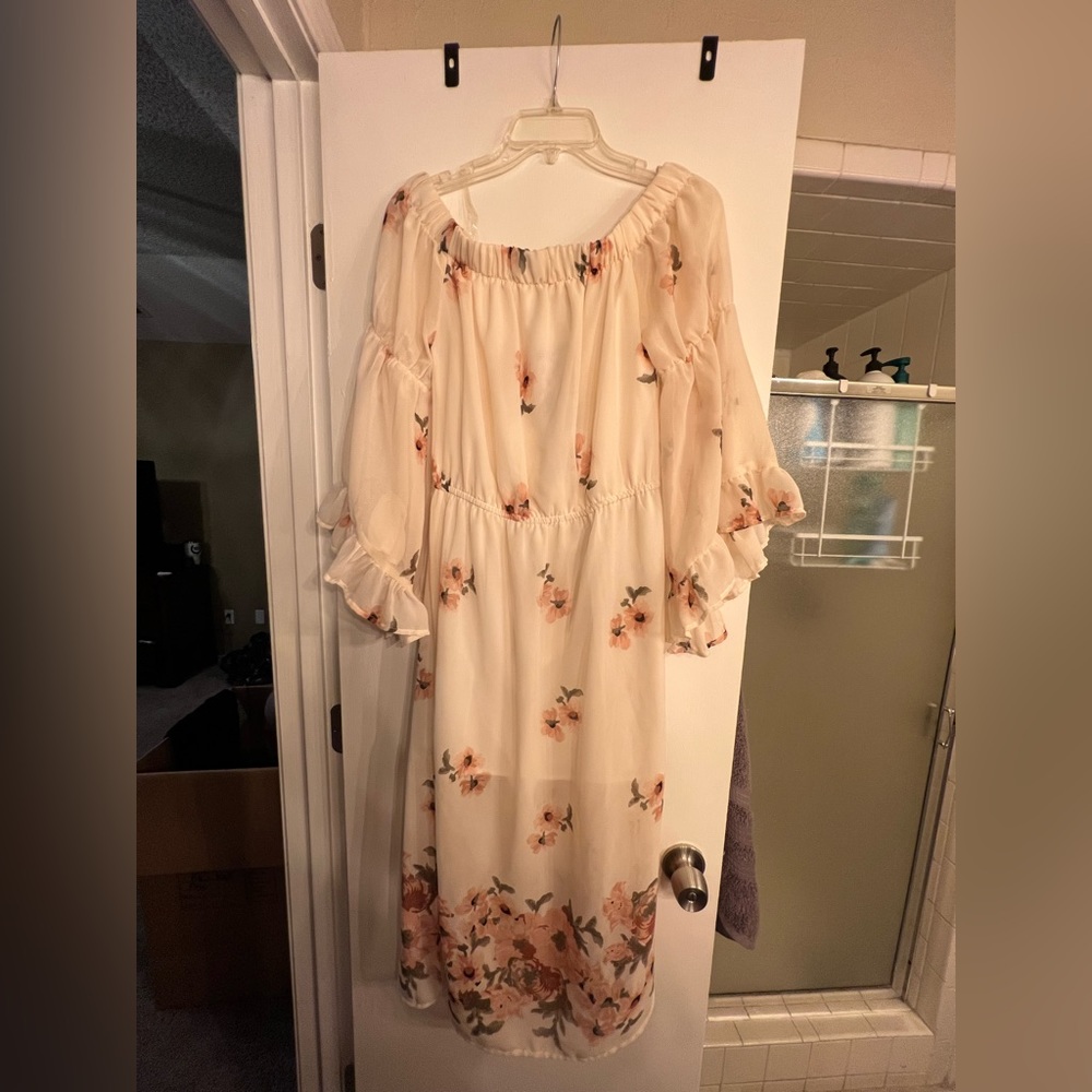 NWT Medium Blush Floral Dress